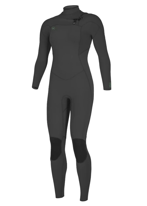 O'Neill Womens Ninja 5/4mm Chest Zip Wetsuit - Black