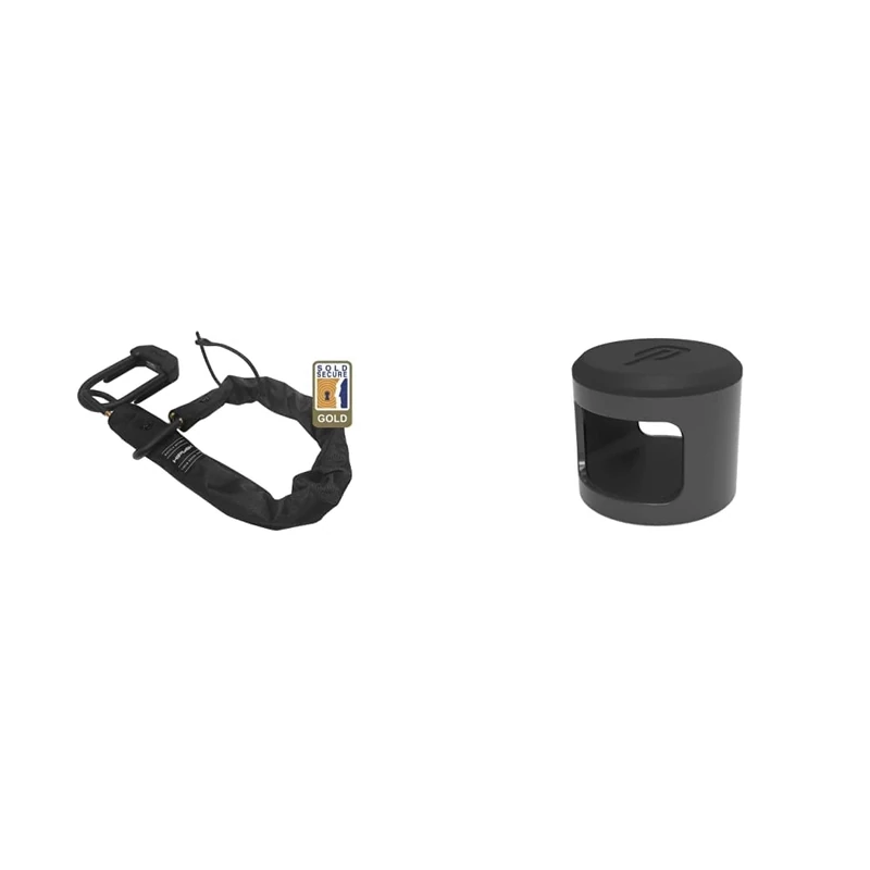 Hiplok E-DX Cargo & E-Bike Specific Lock & Ground Anchor's ANKR Ground & Wall, Black, Sold Secure Gold Rated