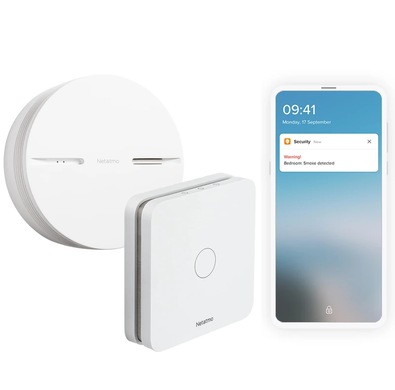 Netatmo Smart Smoke Alarm + Smart Carbon Monoxide Alarm