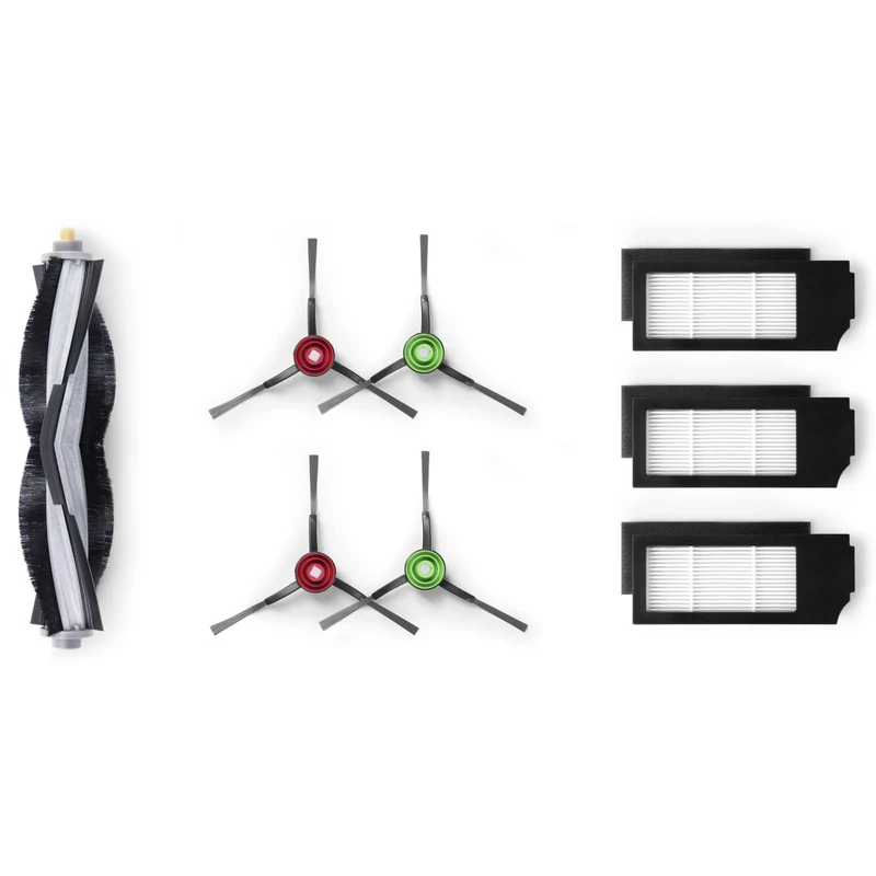 ECOVACS Accessory Pack (Replacement Brushes and Filters) for DEEBOT X1 Omni(Black) / X1 TURBO/X1/ X1 Plus