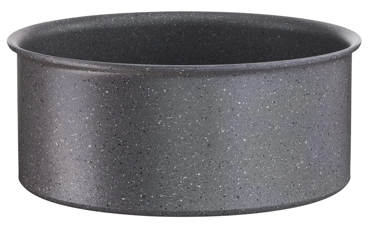 Tefal Ingenio Saucepan 16 cm, 1.5 L, Induction, Non-Stick Coating, Stackable, Dishwasher-Safe, Made in France, Natural Force L3962802, Grey