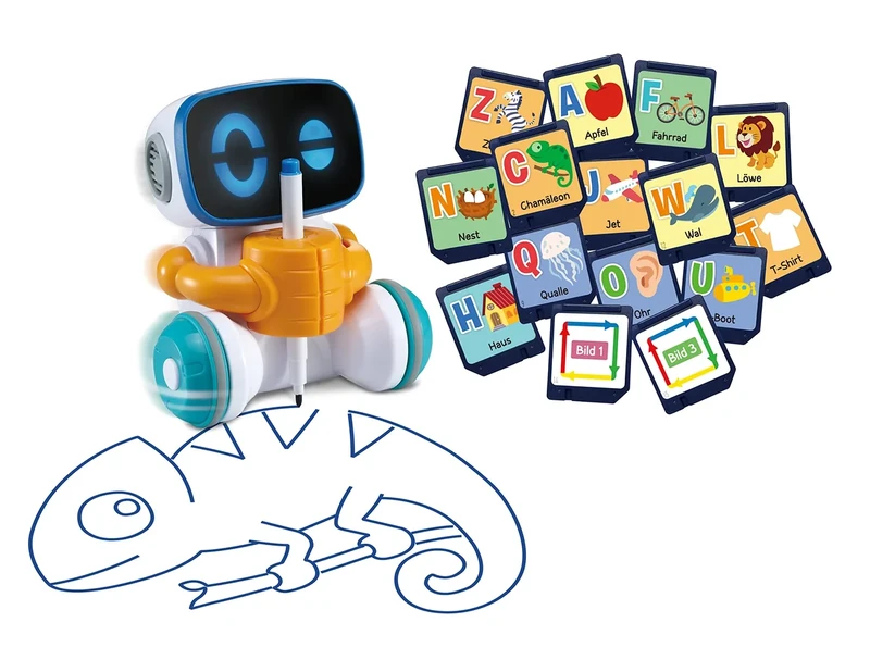 Vtech Codi The Smart Painting Robot - Interactive Friend Who Moves Alone and Draws with the Pen in His Hand - For Children Aged 4-8 Years - Image 1