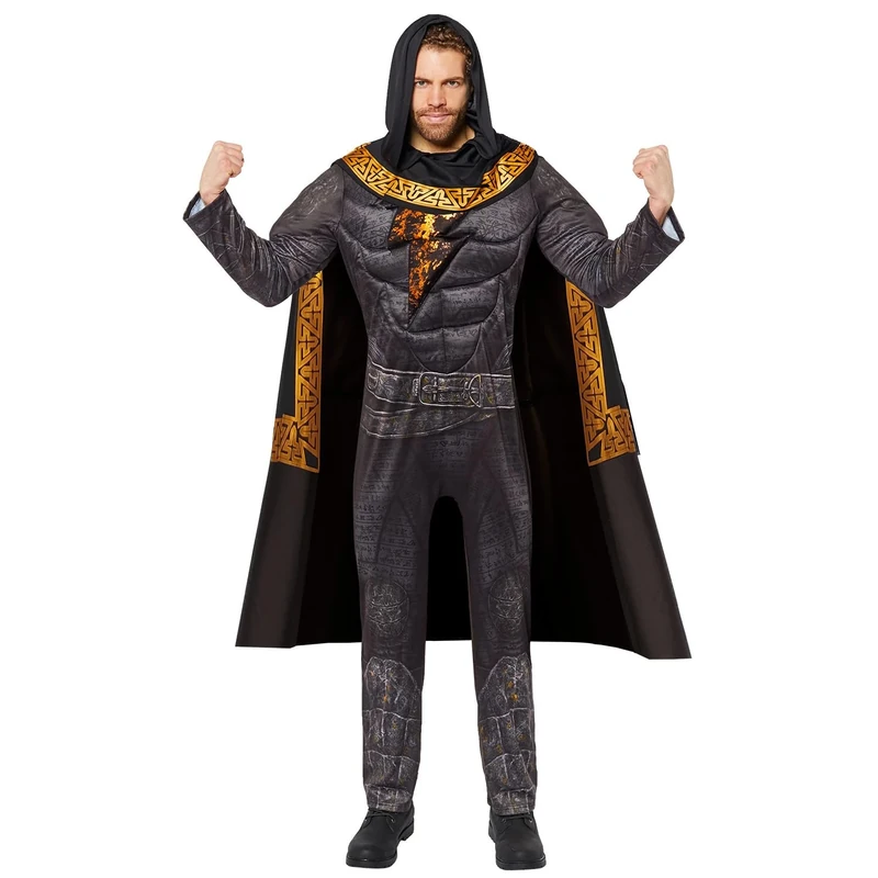 Amscan 9915115 - Men's Official DC Comics Black Adam Adults Fancy Dress Costume Size: Medium