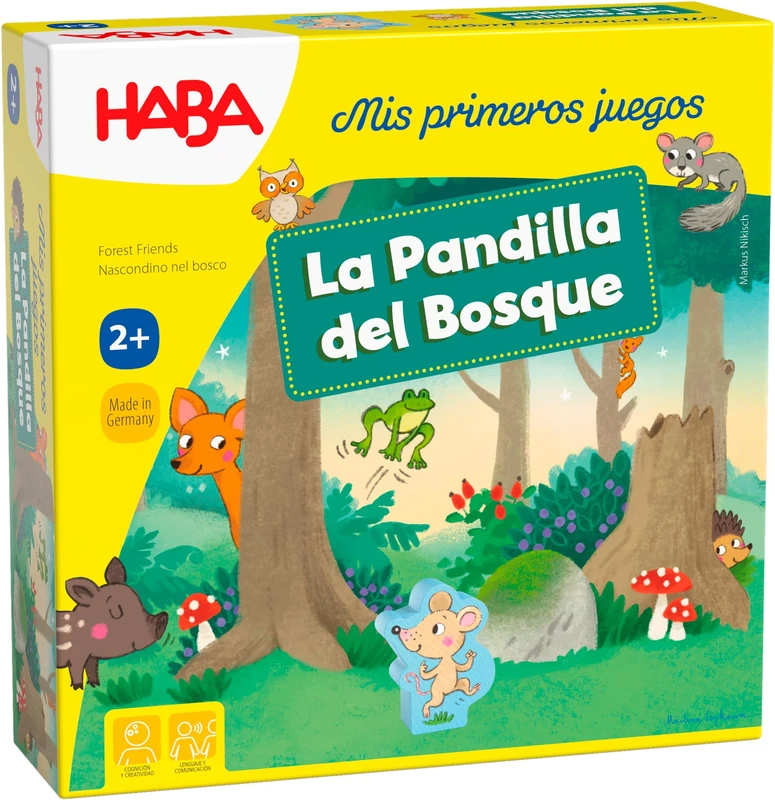 HABA 306610 - My First Games - The Forest Gang, Children's Observation Table and Memory Game - 2 Years Old