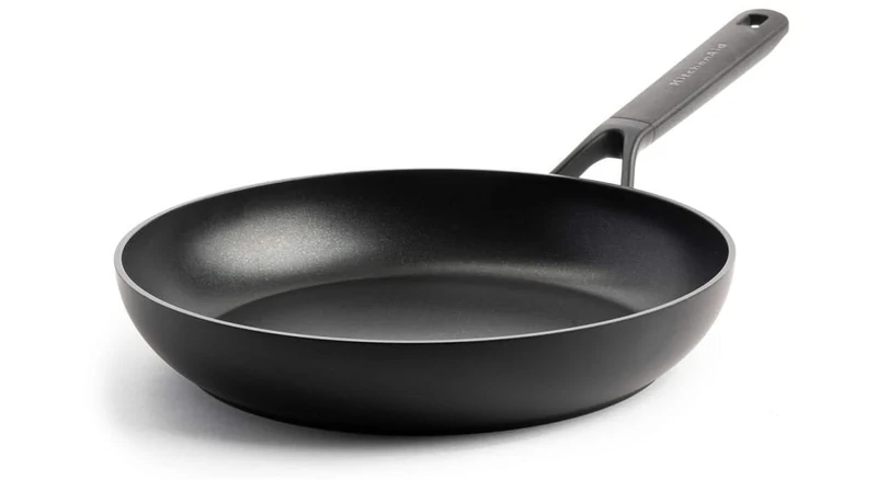 KitchenAid Classic Forged Hard Anodized PFAS-Free Healthy Ceramic Non-Stick, 30 cm Frying Pan, Induction, Oven Safe, Black