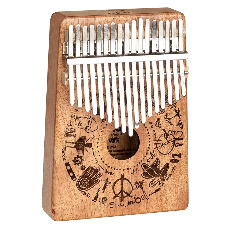 Art Series Kalimba 17 Free Spirit Mahogany with Bag and Tuning Hammer