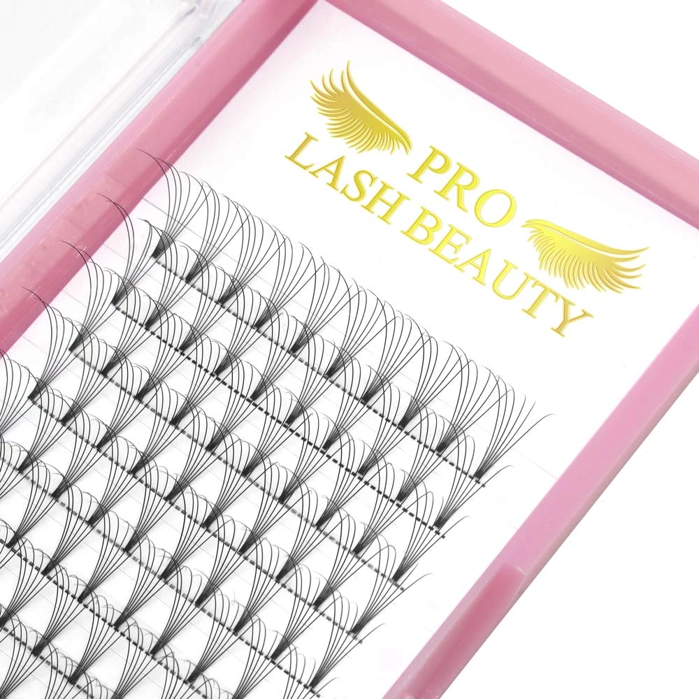 Premade Fans Eyelash Extensions 8D-D-0.07-9-15 Short Stem Premade Volume Eyelash Extensions 3D 5D 7D Volume Lash Extensions .07 .10 Pre made Lash Fans C D Curl(8D-D-0.07,9-15mm)