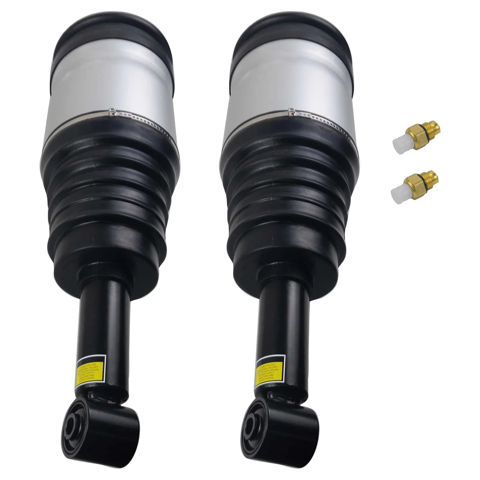 Mazonda 2 PCS Rear Air Suspension Shock Absorbers RPD000306 RPD000308 Compatible with Discovery III 2005-2009, Discovery IV 2009-2016, Ra-nge Ro-ver Sport 2006-2013