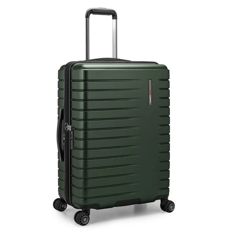 Traveler's Choice Archer Polycarbonate Hard Case Set Checked Green 25", Green, Checked 25-Inch, Archer Polycarbonate Hard Case Set, Green, Checked 25-Inch, Archer Polycarbonate Hard Case Set