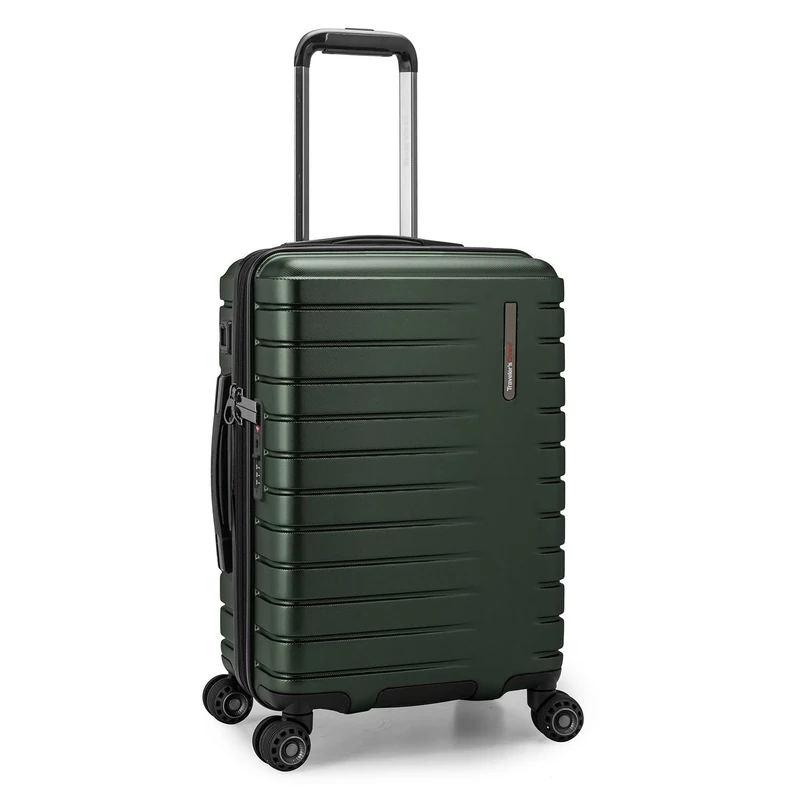 Traveler's Choice Archer Polycarbonate Hardside Spinner Luggage Set, Green, Carry-On 21-Inch, Archer Polycarbonate Hardside Spinner Luggage Set