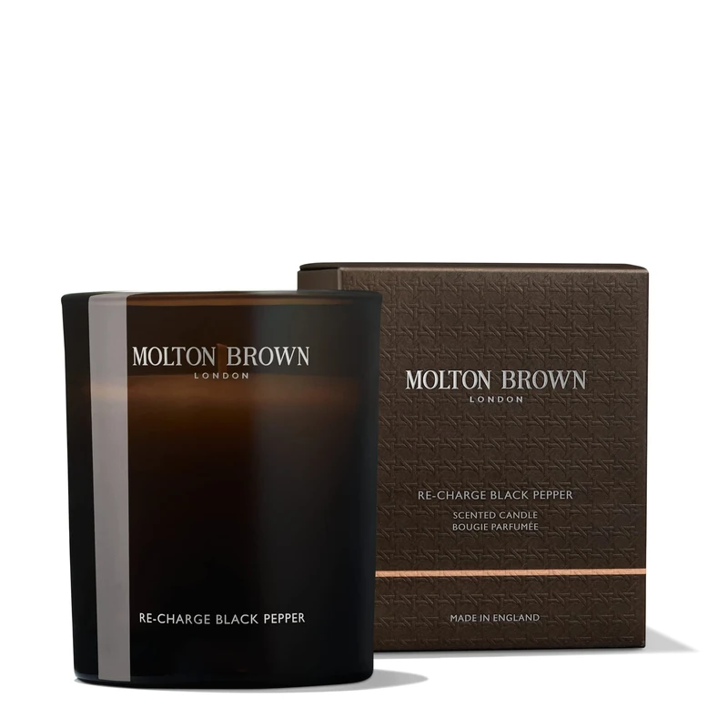 Molton Brown Re-Charge Black Pepper Signature Scented Single Wick Candle 190 g