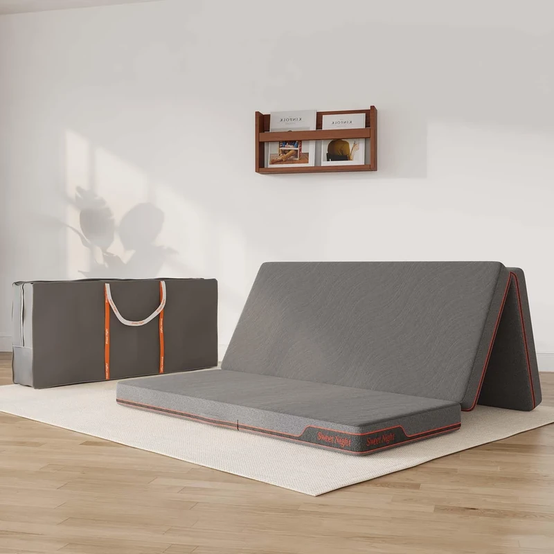 Sweetnight Mattress Foldable Mattress Gel Foam Mattress for Pressure Relief 120cm x 190 x 10cm