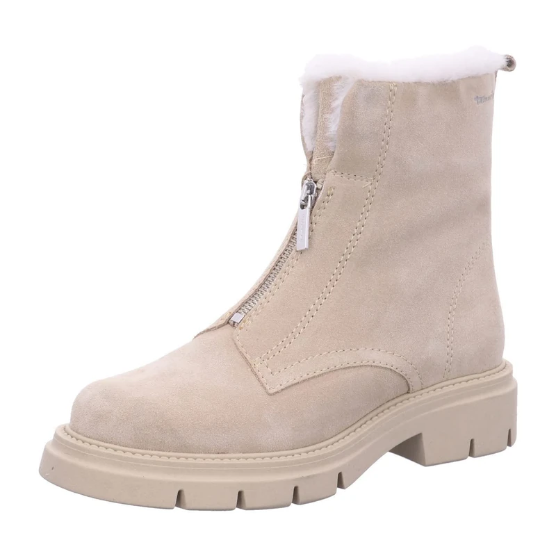 Tamaris Women's 1-26927-39 Fashion Boot, Cream, 5 UK