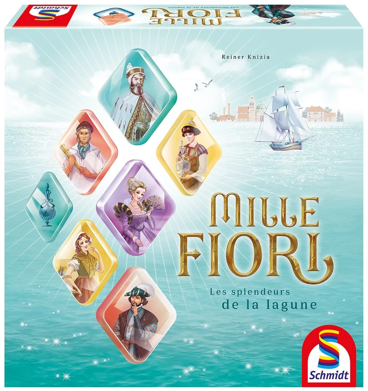 Schmidt Spiele 88398 Mille Fiori - Strategy Board Game