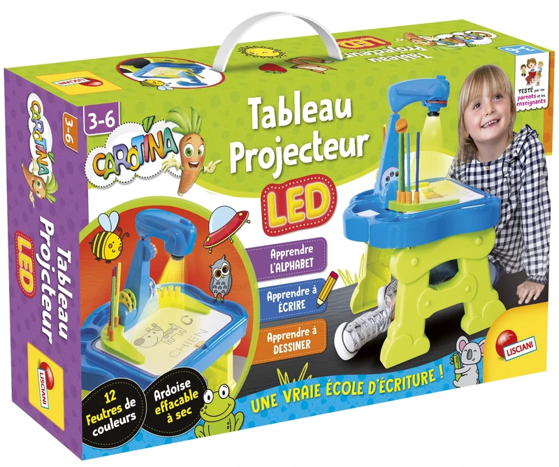 Liscianigiochi FR88614 Learning Board Game with LED Projector