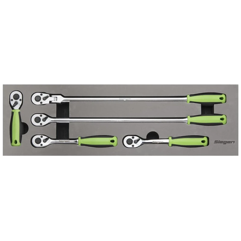 Sealey S01230 5pc 3/8" Sq Drive Ratchet Wrench Set