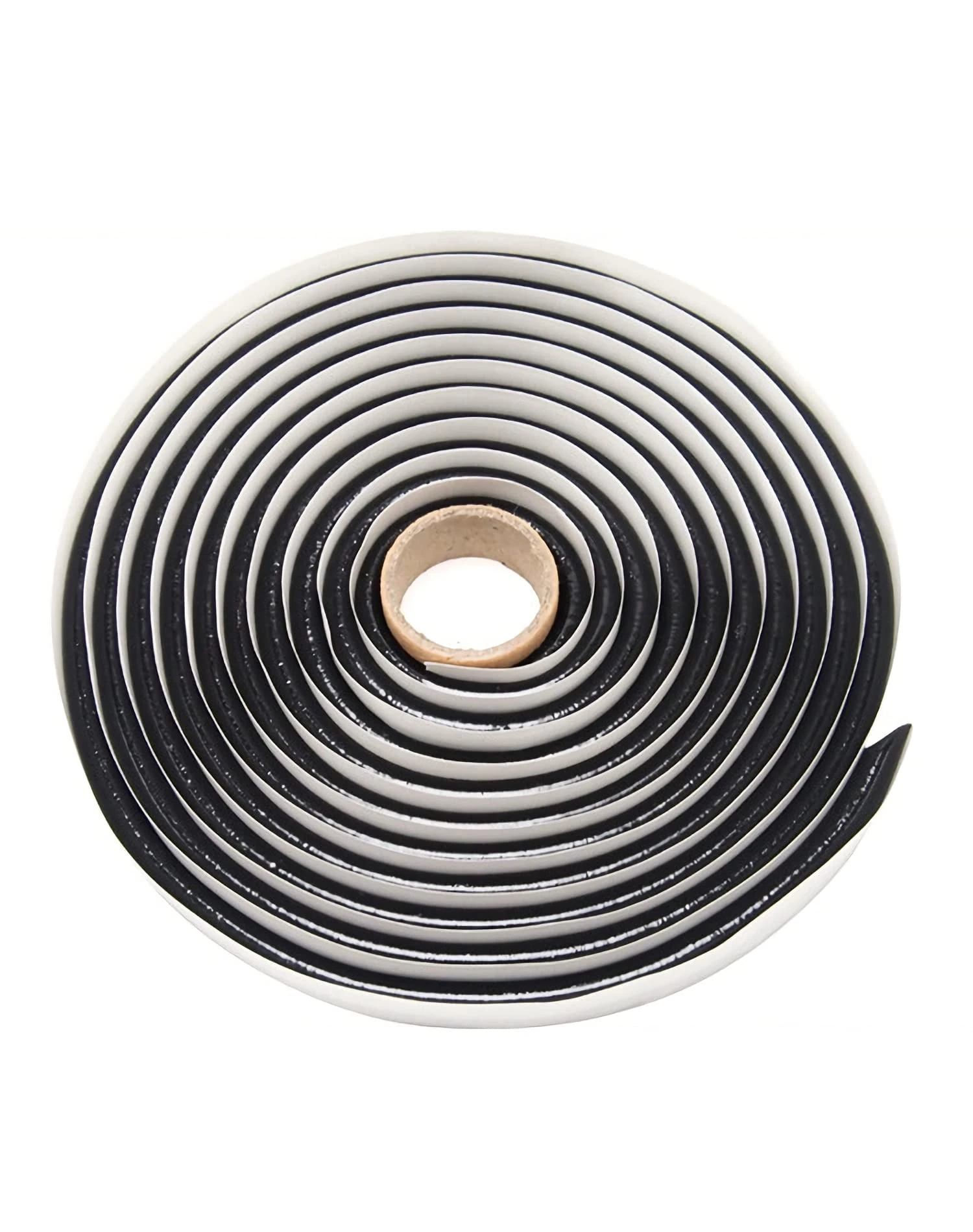 QWORK® 1 Piece Butyl sealant Tape 9.5mm Diameter x 13ft, Black Butyl sealant Rubber for Automotive Truck Headlight Window Door Windshield