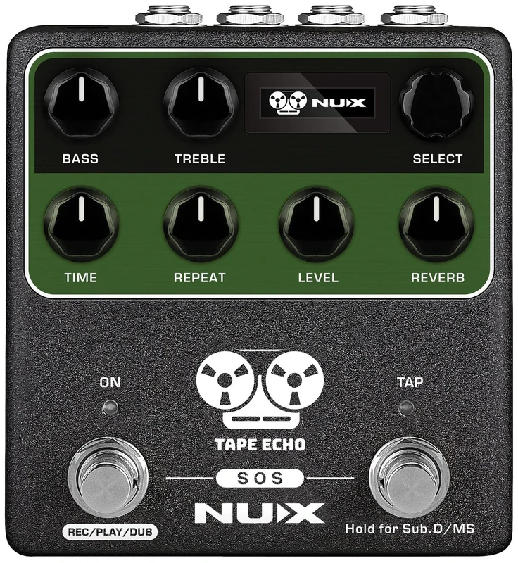NUX-NDD7 - Tape Echo pedal with Midi,Green