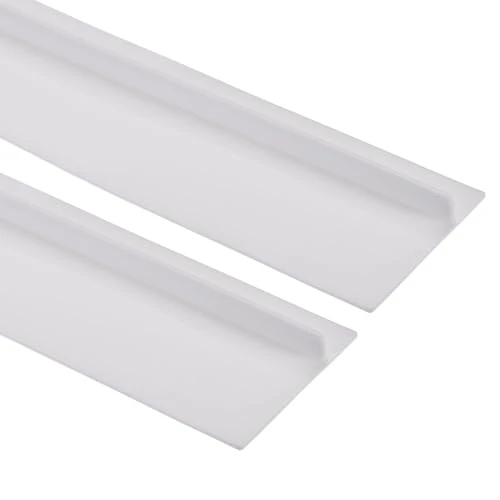 PATIKIL 21 Inch Silicone Stove Gap Covers, 2 Pack Heat Resistant Oven Gap Filler Seals Gaps White for Kitchen Counter