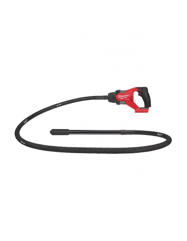 Milwaukee M18FCVN12-551 Needle Concrete Vibrator 1.2m with 1x 5.5Ah Battery & Charger