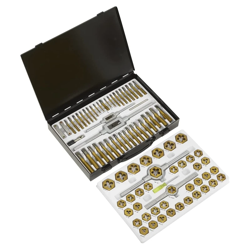 Sealey AK3086HIM 86pc Hexagonal Tap & Die Set - Metric & Imperial