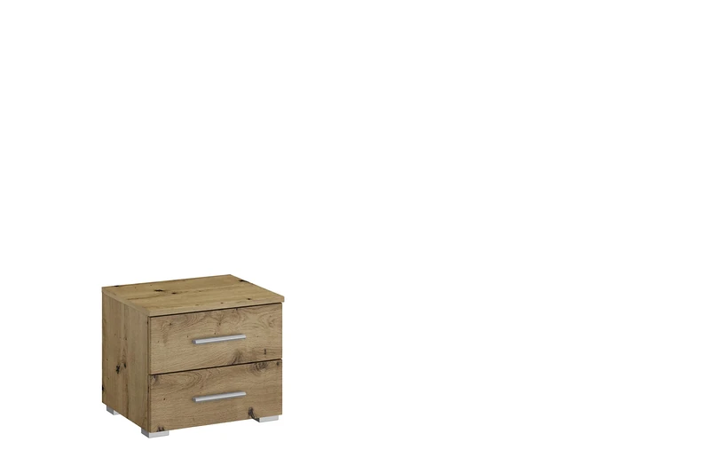Rauch Möbel Bedside Table, Engineered Wood, Artisan Oak, 40x36x40 cm