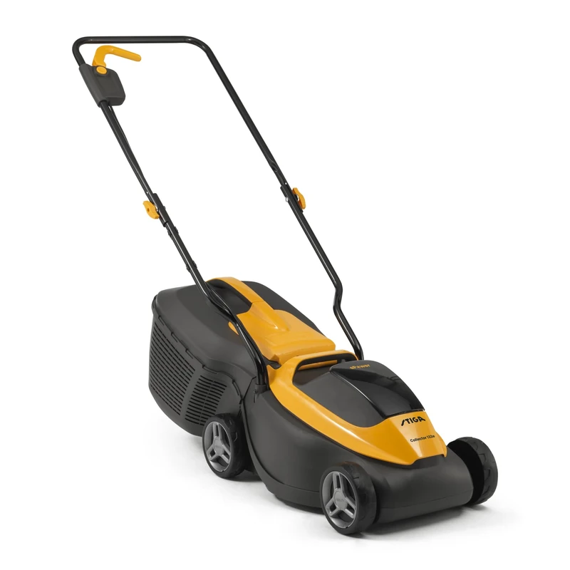 STIGA Collector 132e Cordless Lawnmower Set, Cutting Width 30 cm, 20 V (4 Ah) ePower Battery, 350 W, for Gardens up to 150 m², Includes Battery and Charger