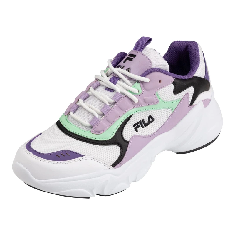 FILA COLLENE CB wmn, Sneaker, White-Fair Orchid,