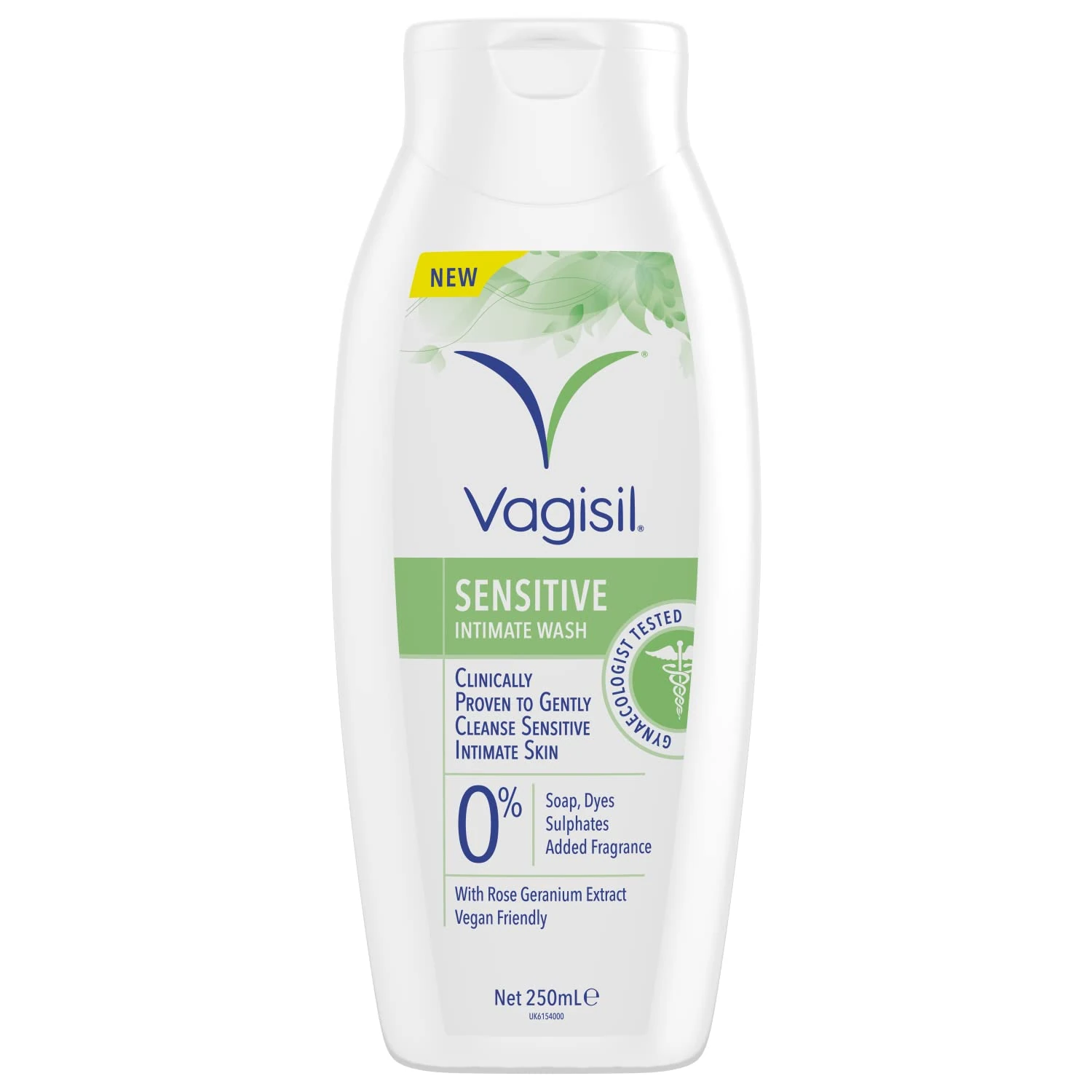 Vagisil Sensitive Intimate Wash for Women, Gently Cleanses Sensitive Skin, pH Balanced, Soap Free Dye Free & Fragrance Free, 250ml