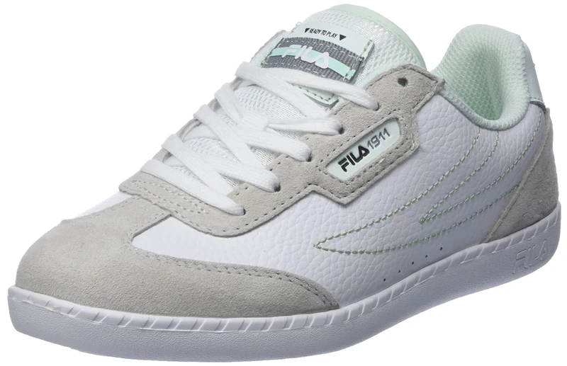 FILA Women's BYB Assist wmn Sneaker, White-Hint of Mint, 5.5 UK