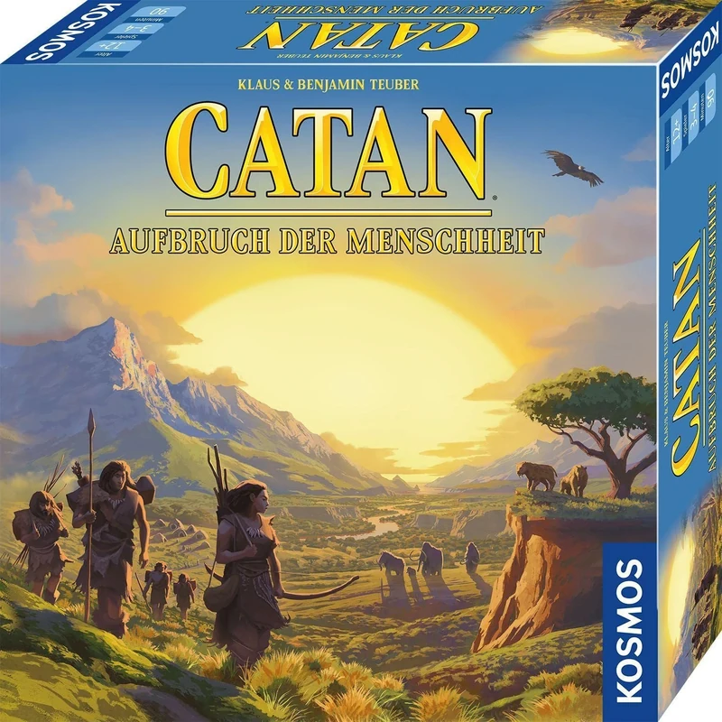 KOSMOS 683221 CATAN - Aufbruch der Menschheit, eigenständiges Spiel, deutsche Version, Gesellschaftsspiel ab 12 Jahre für 2-6 Personen, Strategiespiel, Brettspiel, Siedler von Catan