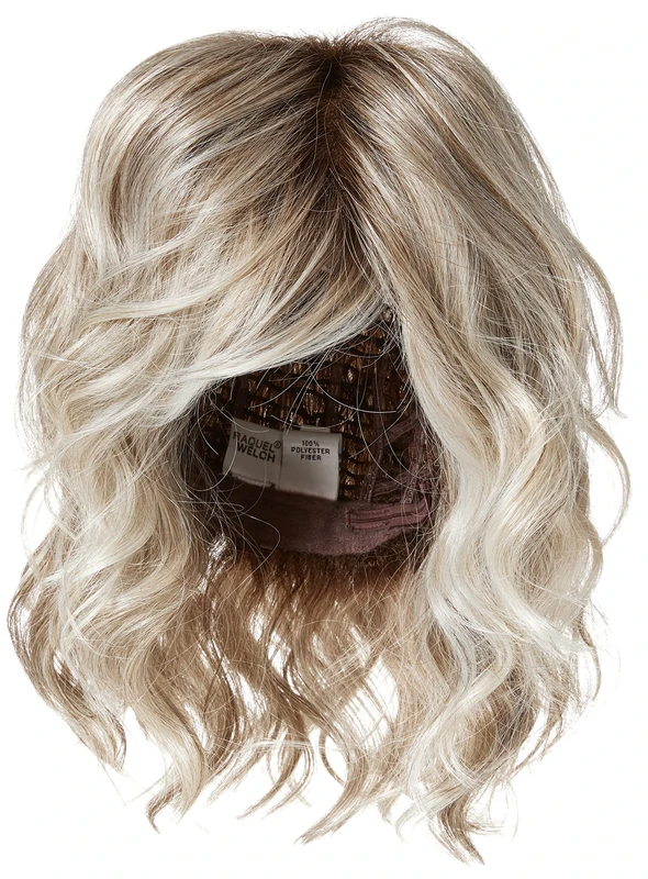 Raquel Welch Editor's Pick Layered Shoulder Length Bob Wig by Hairuwear, Large Cap Size, SS17/23 Shaded Iced Latte Macchiato