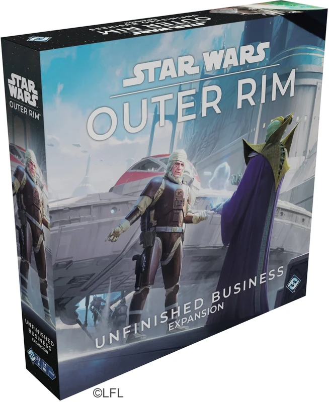 Fantasy Flight Games | Star Wars Outer Rim: Unfinished Business Expansion | Board Game | Ages 13+ | 1-4 Players | 120-180 Minutes Playing Time