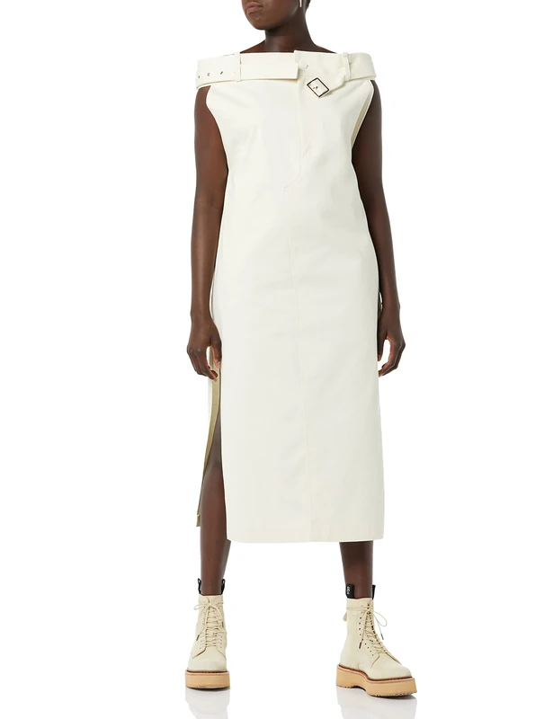 maison blanche All Gender Classic Pants Dress, Bleached Sand, 2
