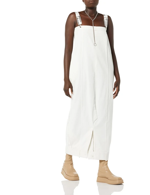 maison blanche All Gender Upside-Down Pants-Dress, Coconut Milk, 6
