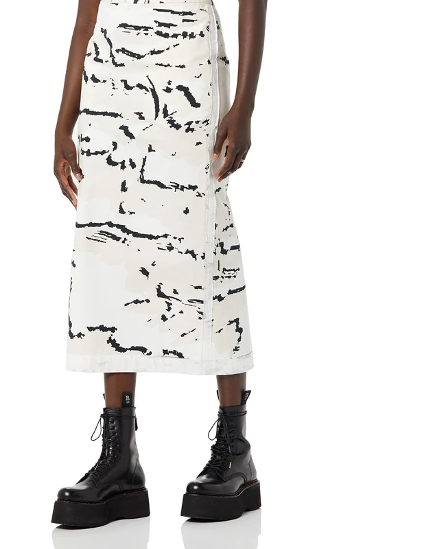 maison blanche unisex adult Pencil Skirt, White, 5 US