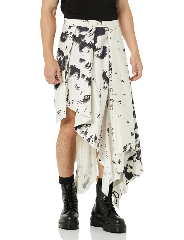 maison blanche All Gender Pleated Skirt Deux-Pièce, Rust Print, 8