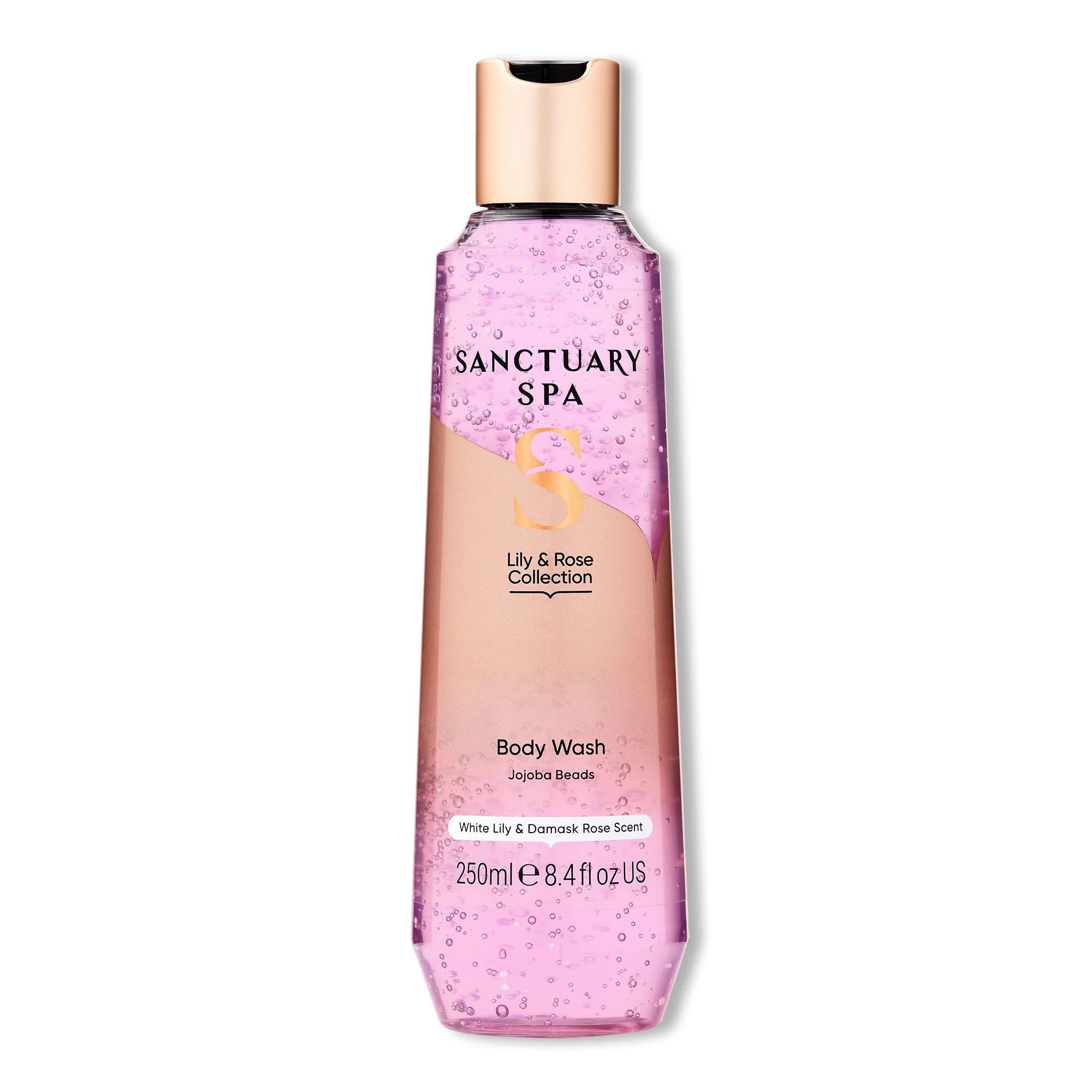 Sanctuary Spa Lily and Rose Shower Gel, Body Wash, Vegan and Cruelty Free, 250ml
