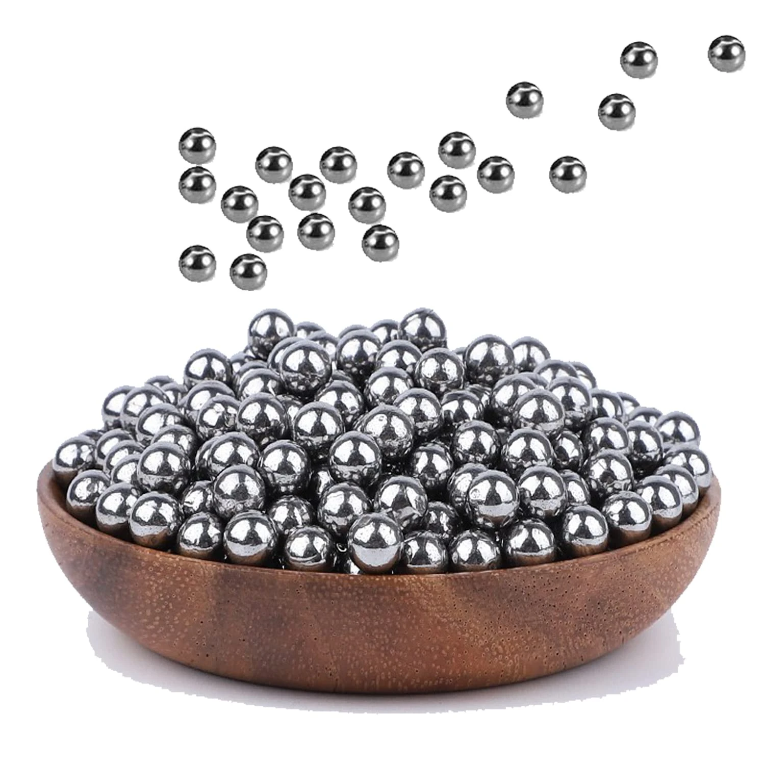 YUANHONGKEJI Paint Agitator Balls - 100 Pcs Stainless Steel Mixing Balls for Model Acrylic Set, 5.5mm/0.22inch