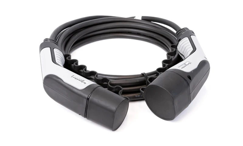 Schneider Electric, EVlink, EVP1CNL32122, Electric Vehicle Charging Cable, 7m, 32A, 1-Phase, T2 connector at each end of cable