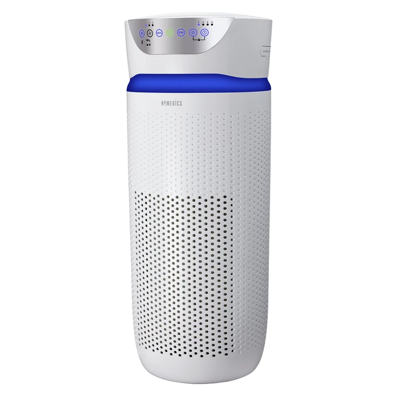 HoMedics 5 in 1 TotalClean™ Air Purifier - True HEPA Filtration & Carbon Odour Filtration with 4.8 Air Changes Per Hour - Large
