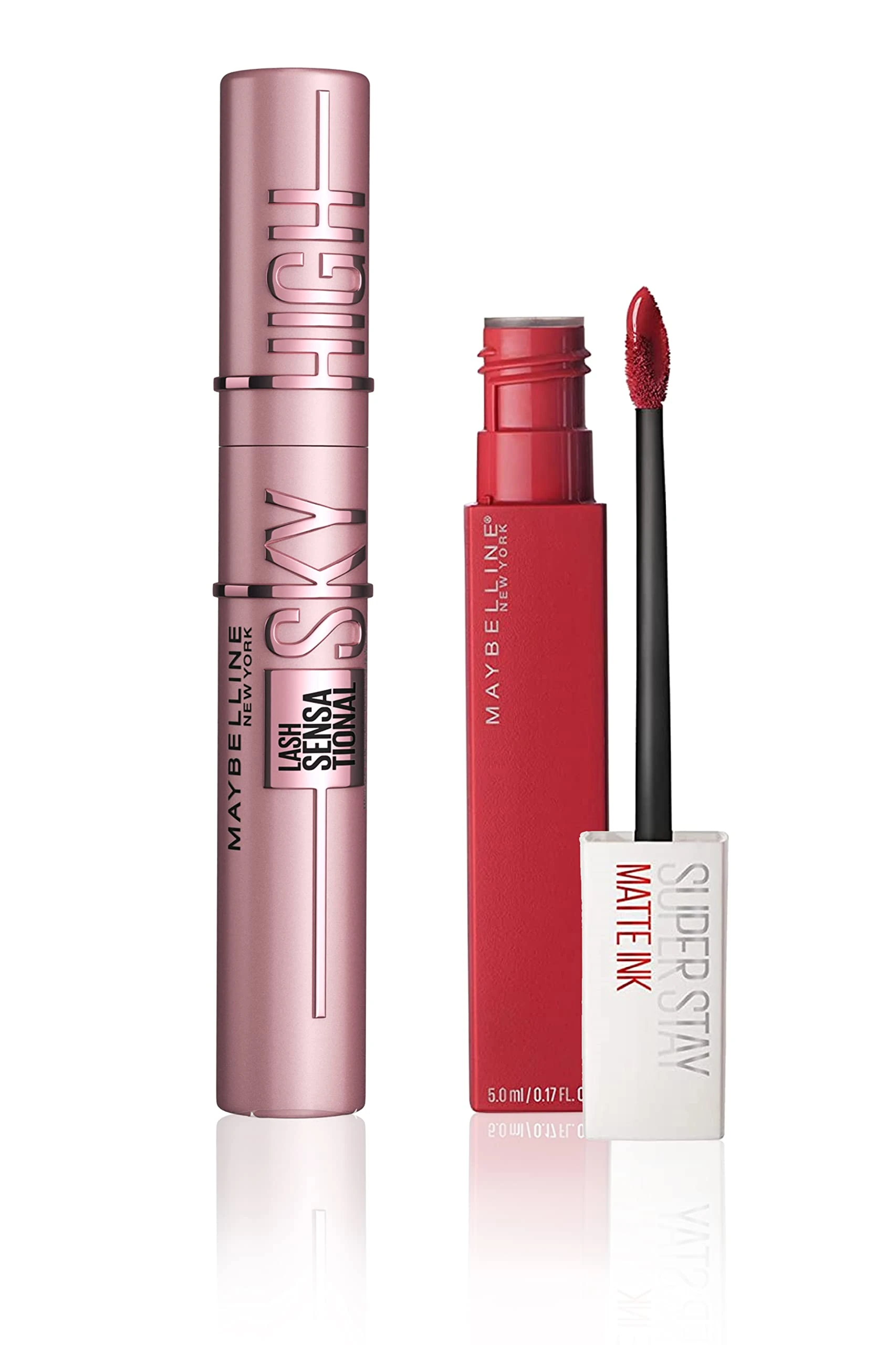 Maybelline New York Sky Is The Limit Eye Gift Set Includes Sky High Lasting Mascara and Long Lasting Matte Ink Pioneer (20)