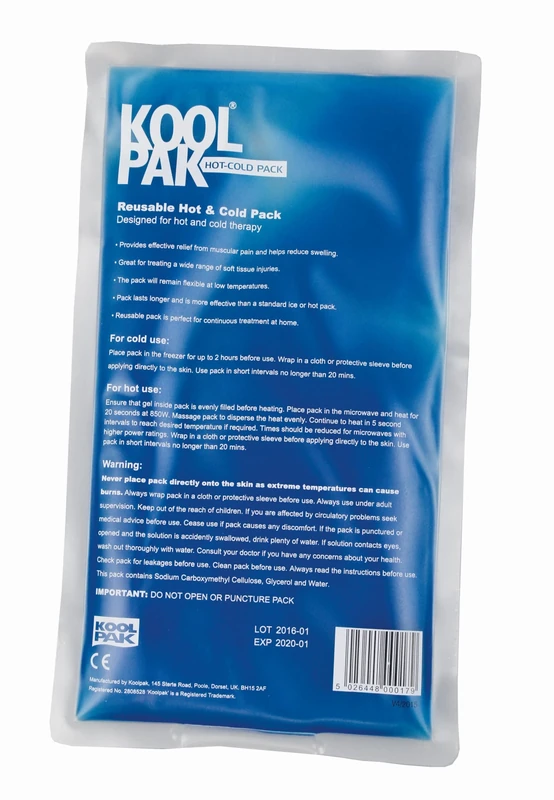 KOOLPAK Large - HOT Cold Gel Pack - 16 X 28 CM - 30 Pack