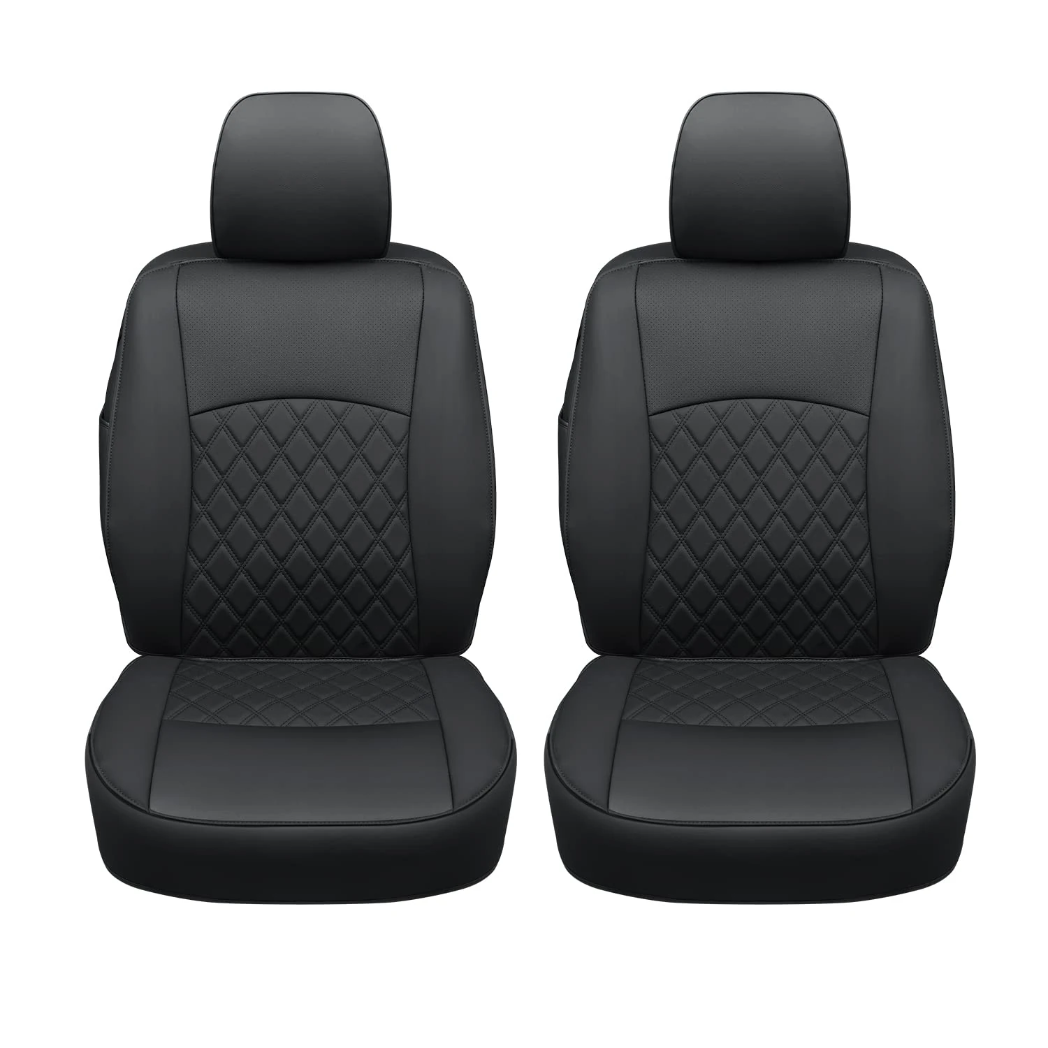 FEELiT for Ram Seat Covers Full Set Accessories, Fit Some 2011-2025 Ram 1500&Ram 2500&3500 Crew Quad Cab Bighorn Laramie Rebel Longhorn TRX Tradesman with Split/Solid Rear Seat (03-Full Set, Black)
