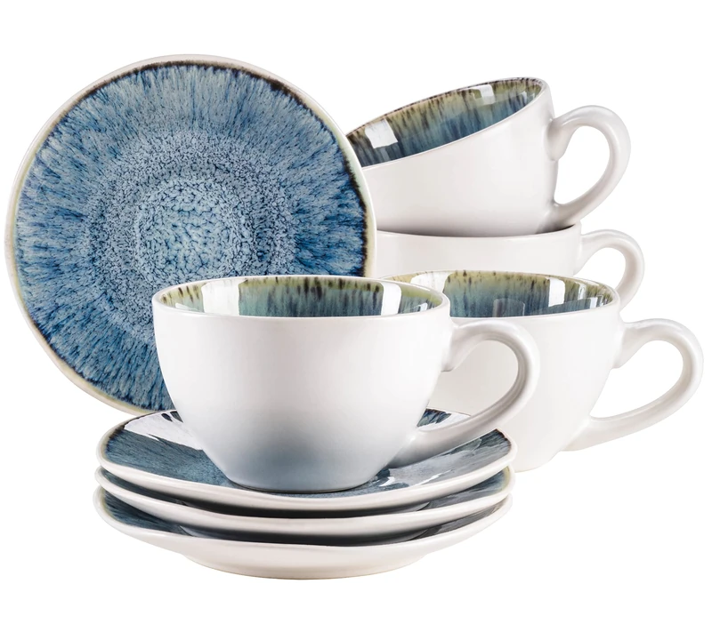 MÄSER Mug Set Stoneware Frozen Blue 270 ml