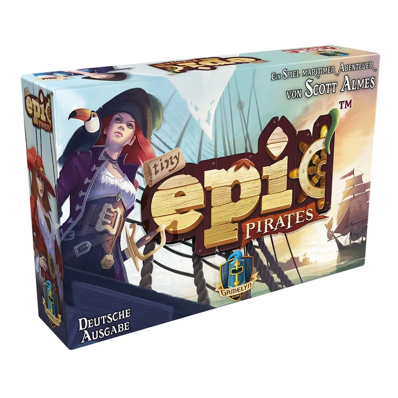 Asmodee Gamelyn Games, Tiny Epic: Pirates, Basic Game, Family Game, Board Game, 1-4 Players, From 12+ Years, 45+ Minutes, German - Image 1