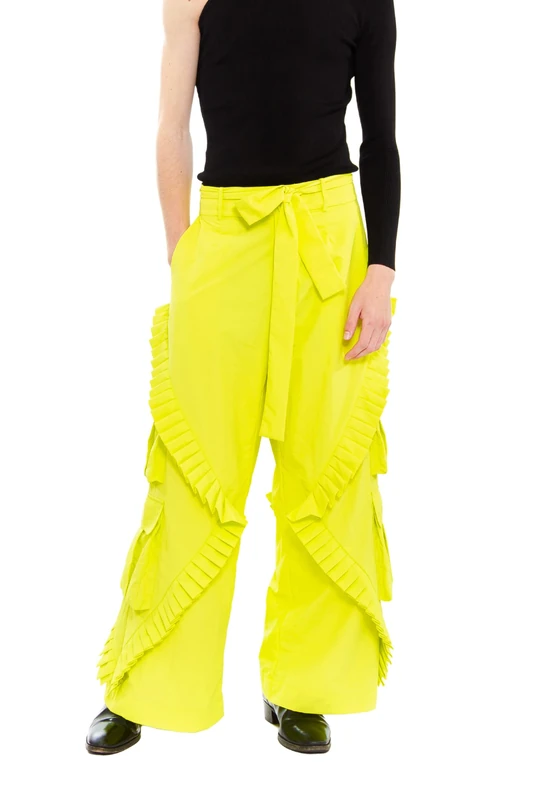 CHAOUICHE Brazil Pamts, Green, L