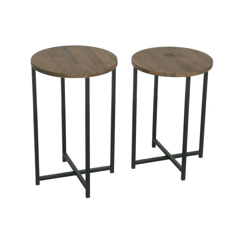 Dmora Furud Living Room Table, Low Coffee Table, Magazine Rack for Sofa, Living Room Shelf, 70 x 35 x 55 cm, Walnut