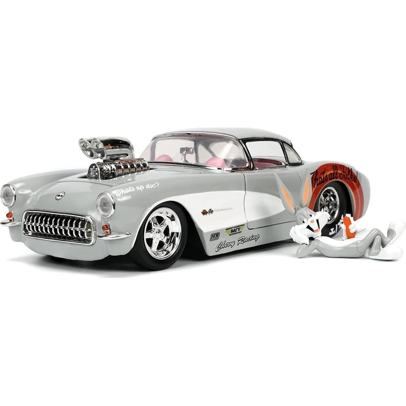 Jada Toys Looney Tunes 1967 Chevy Corvette 1:24, Multi-Colour, 253255041