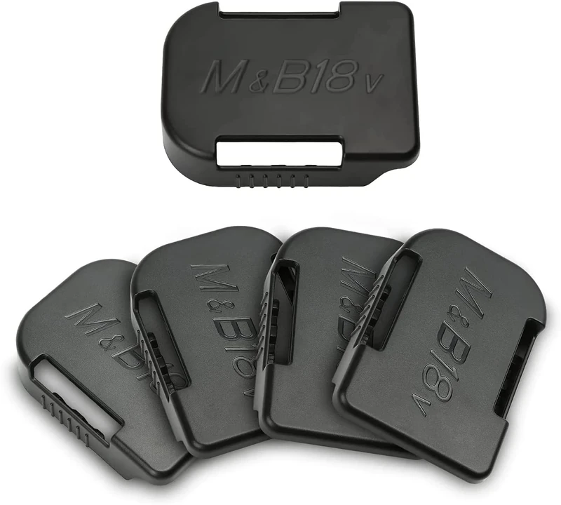 Battery Holder for 18V Batteries,Battery Mounts Hanger Batteries Dock Holder Black Fit for BL1850 BL1860 BL1840 BL1830 BAT609 BAT618-5pack